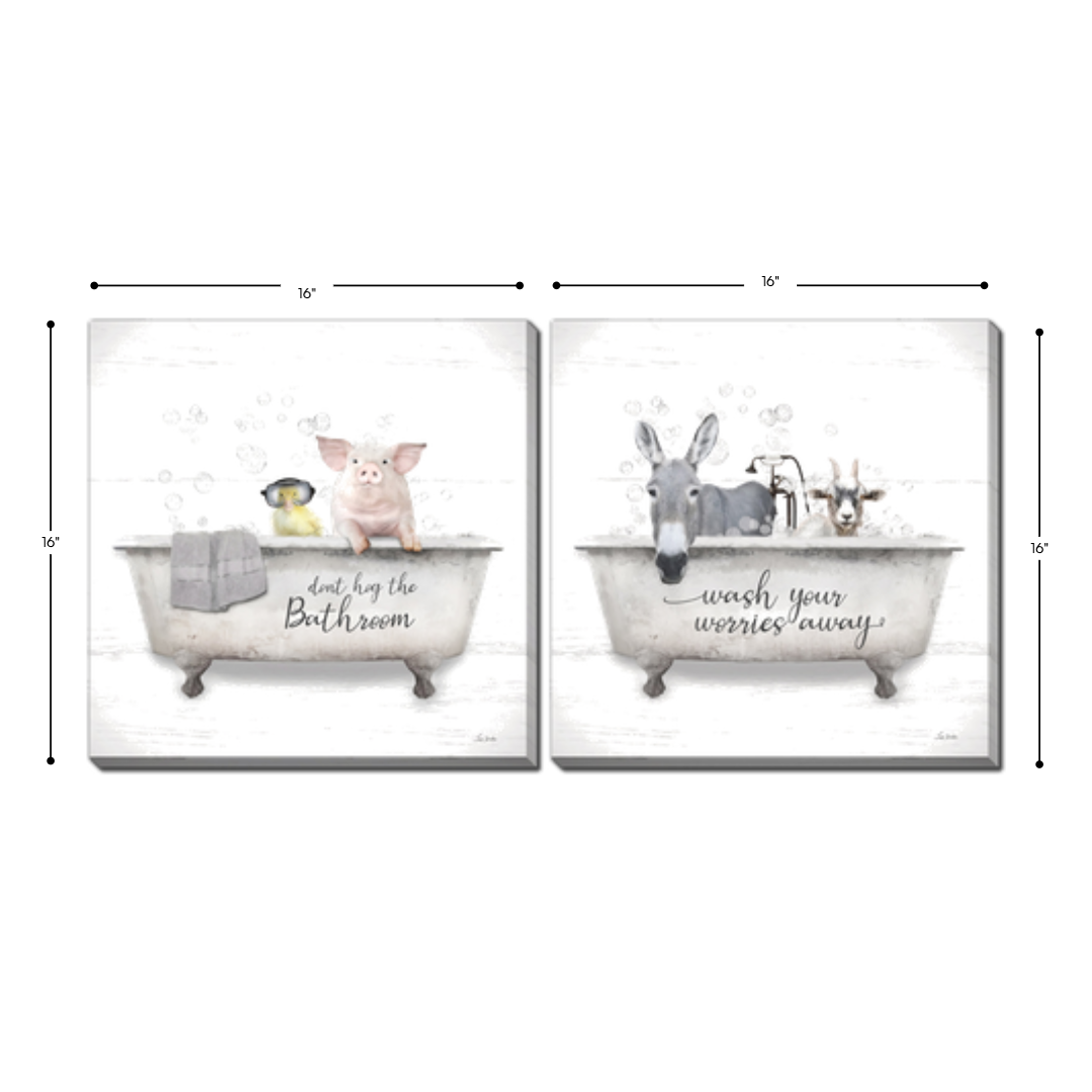 Wash Your Worries Away Set of 2