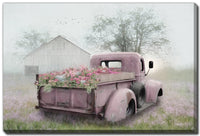 Pink Flower Truck