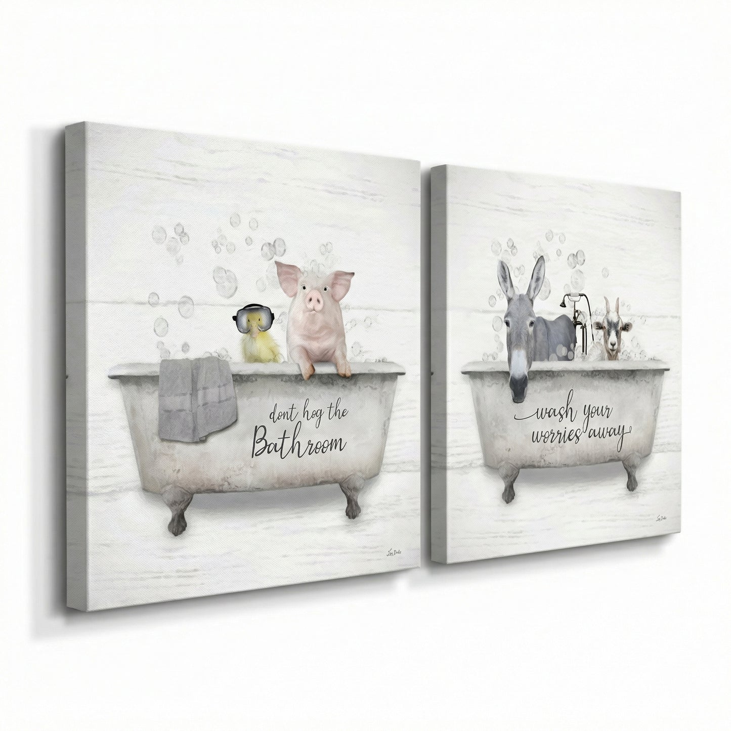 Wash Your Worries Away  Set of 2