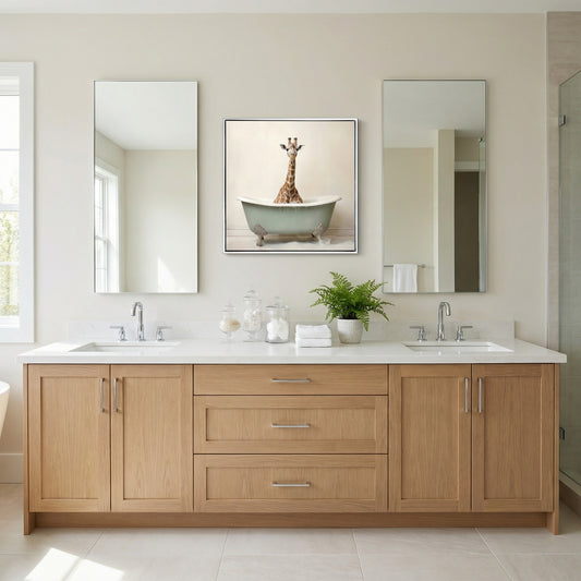 Bathroom Giraffe Joy