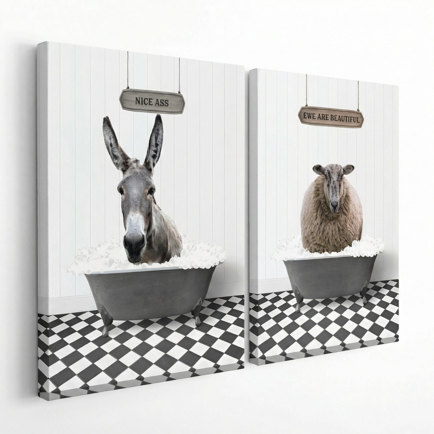 Animal Bath Set of 2