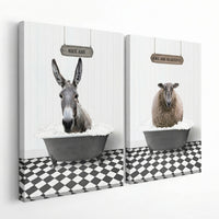 Animal Bath Set of 2