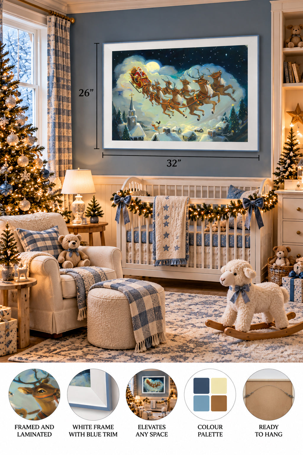 Santa and Reindeer