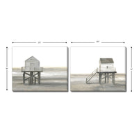 Weathered Beach Set of 2