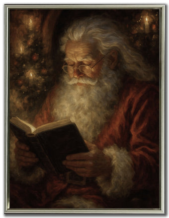 compare product Santa Reading by Candlelight