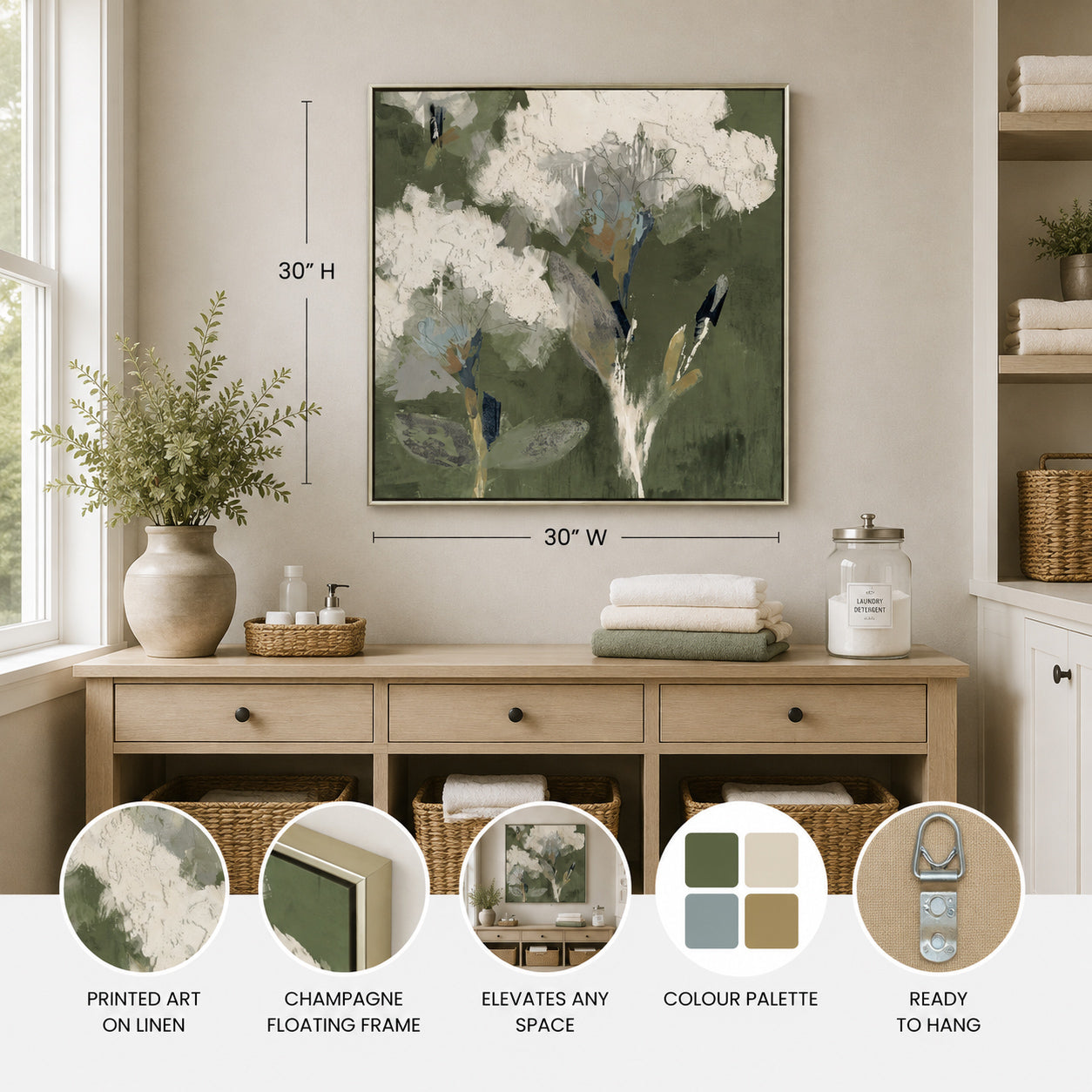 Verdant Canopy in Bloom I