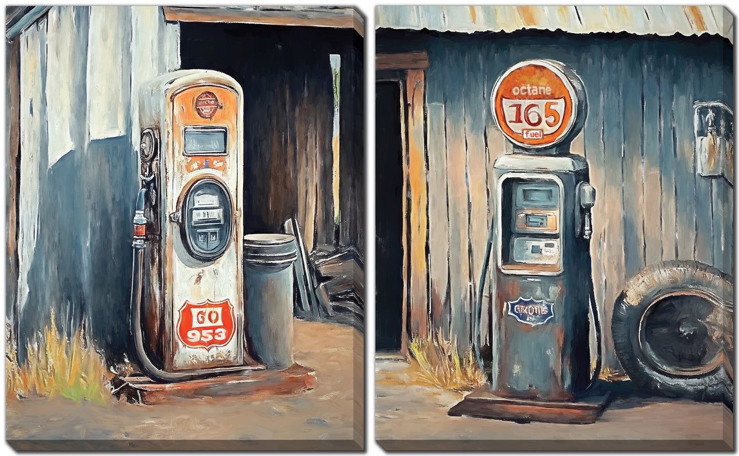 Countryside Fuel Stop Set of 2