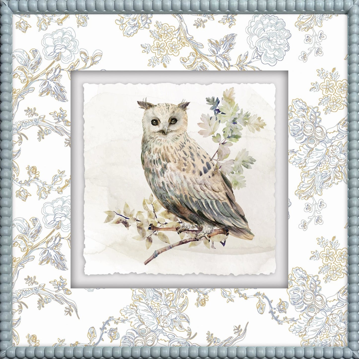 Watercolor Owl II